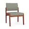 Lesro Lenox Armless Guest Chair, 22.5 in W 26 in L 31.5 in H LW1102 - alternate 1